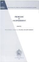 Tapa de Problems in Decipherment