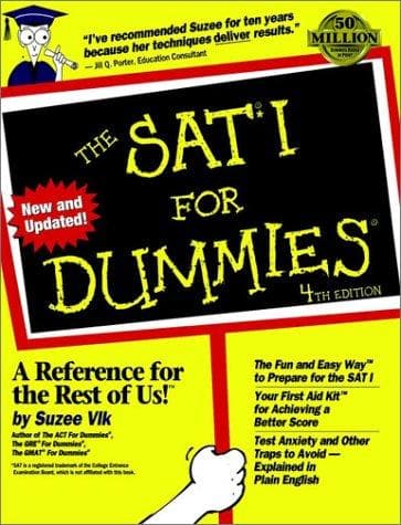 Tapa de The SAT I for dummies