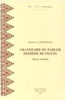 Tapa de Grammaire du parler berbère de Figuig