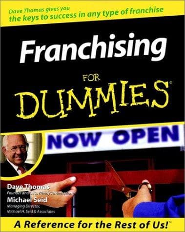 Tapa de Franchising for Dummies