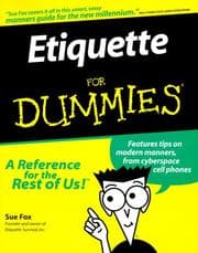 Tapa de Etiquette for Dummies