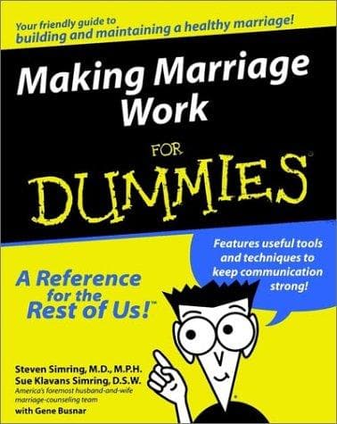Tapa de Making marriage work for dummies