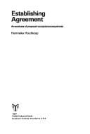 Tapa de Establishing agreement