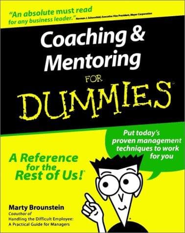 Tapa de Coaching and Mentoring for Dummies