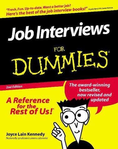Tapa de Job Interviews for Dummies