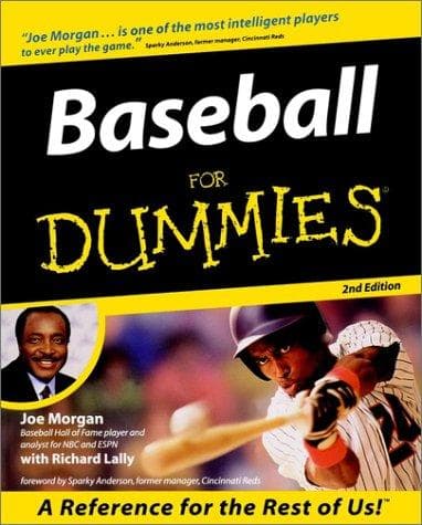 Tapa de Baseball for dummies