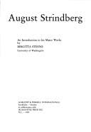 Tapa de August Strindberg