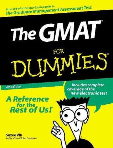 Tapa de The GMAT for dummies