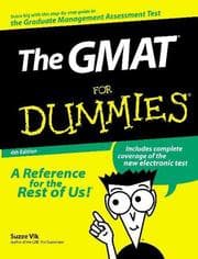Tapa de The GMAT for dummies
