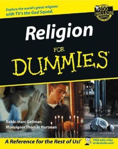 Tapa de Religion for dummies
