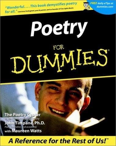 Tapa de Poetry for Dummies