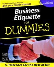 Tapa de Business Etiquette for Dummies