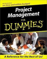 Tapa de Project management for dummies