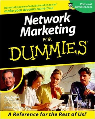 Tapa de Network marketing for dummies