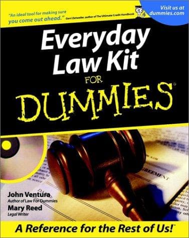 Tapa de Everyday law kit for dummies