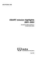 Tapa de OSART Mission Highlights 2001-2003