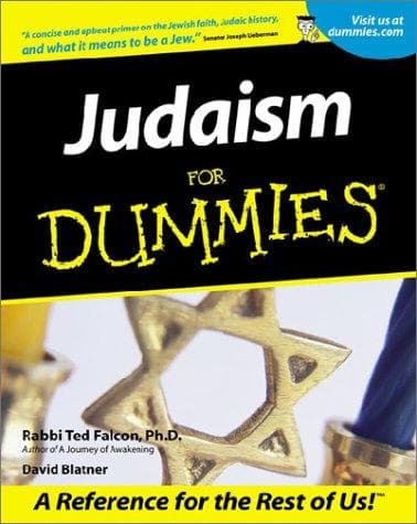 Tapa de Judaism for dummies
