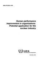 Tapa de Human performance improvement in Organizations