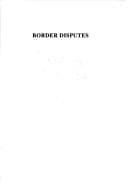 Tapa de Border Disputes (Salzburg Studies: Poetic Drama and Poetic Theory)