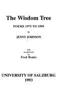Tapa de The Wisdom Tree: Poems 1975 to 1993 (Salzburg Studies: Poetic Drama and Poetic Theory)