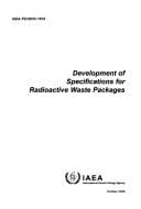 Tapa de Development of Specifications for Radioactive Waste Packages