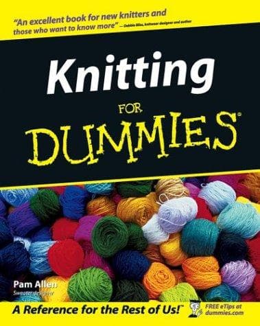 Tapa de Knitting for dummies
