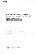 Tapa de Radioactive Waste Disposal into a Plastic Clay Formation