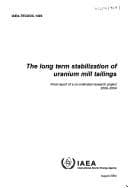 Tapa de Long Term Stabilization of Uranium Mill Tailings
