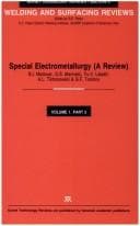 Tapa de Special Electrometallurgy: A Review (Soviet Technology Reviews Ser. : Vol. 1, Part 5)