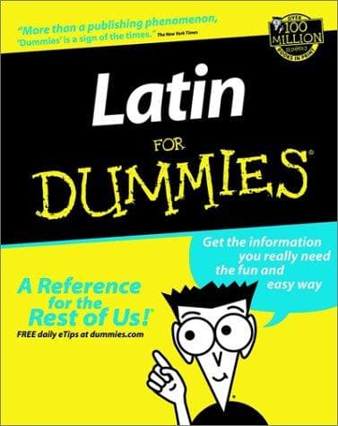Tapa de Latin for dummies