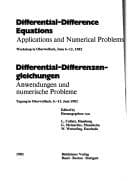 Tapa de Differential-difference equations = Differential-differenzengleichungen