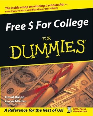 Tapa de Free $ for college for dummies