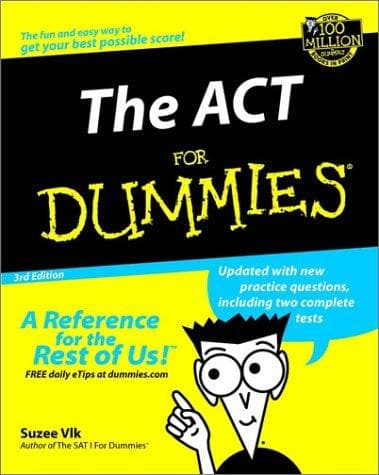 Tapa de The ACT for dummies