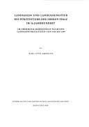 Tapa de Landsassen und Landsassenguter des Furstentums der Oberen Pfalz im 16. Jahrhundert