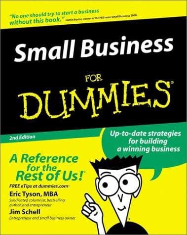 Tapa de Small business for dummies