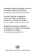 Tapa de Competent National Authorities Under the International Drug Control Treaties (National Authorities Empowered to Issue Certificates & Authorizations for ... of Narcotic Drugs & Psychotropic Substances)