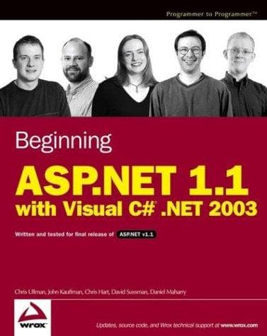 Tapa de Beginning ASP.NET 1.1 with Visual C# .NET 2003