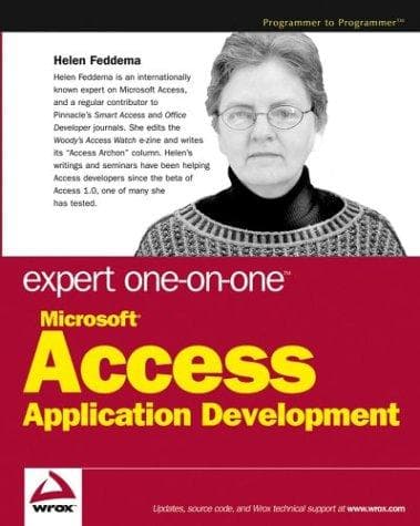 Tapa de Expert One-on-One Microsoft Access Application Development