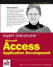 Tapa de Expert One-on-One Microsoft Access Application Development