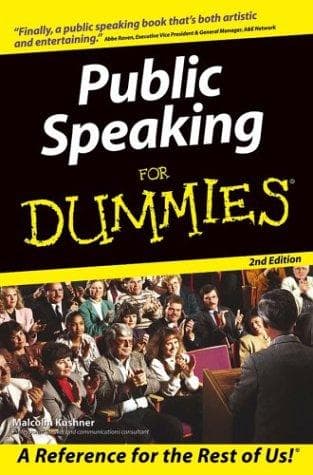 Tapa de Public Speaking for Dummies