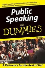 Tapa de Public Speaking for Dummies