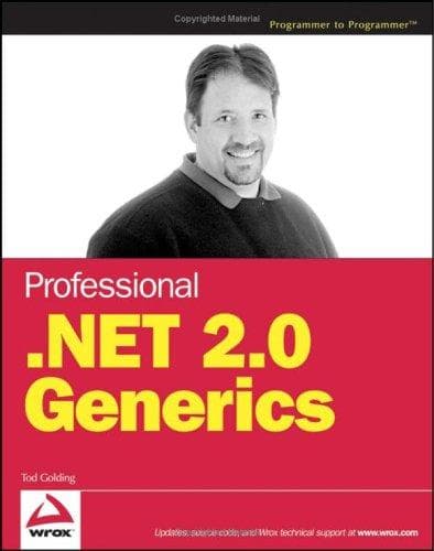 Tapa de Professional .NET 2.0 Generics (Programmer to Programmer)