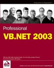 Tapa de Professional VB.NET 2003