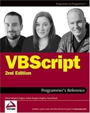Tapa de VBScript programmer's reference