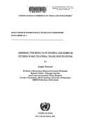 Tapa de Assessing the results of general equilibrium studies of multilateral trade negotiations