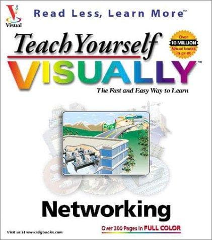 Tapa de Teach yourself networking visually.