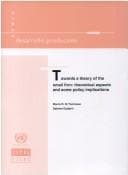 Tapa de Towards a theory of the small firm
