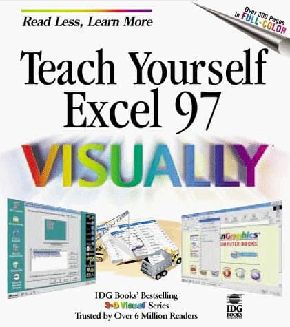 Tapa de Teach yourself Microsoft Excel 97 visually
