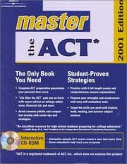 Tapa de Master the Act 2001