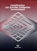 Tapa de Classification par Grandes Catégories Economiques